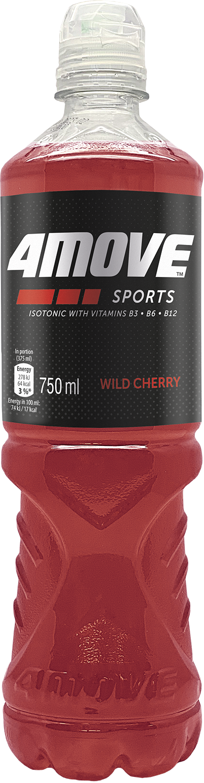 4MOVIE ISOTONIC SPORT DRINK PET 075L CHERRY