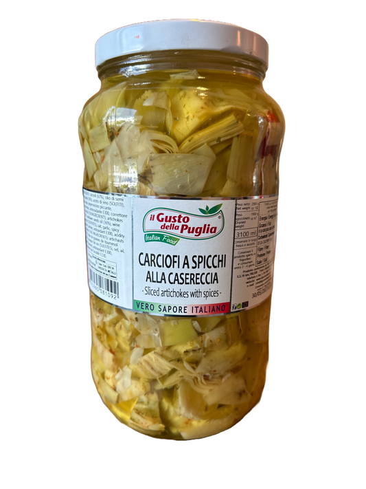 Artichokes with casareccia