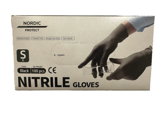 Black Chef Gloves Size pc 100