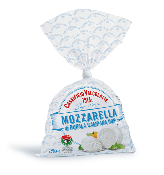 MOZZARELLA DI BUFALA CAMPANA DOP VALCO 5x50 G x12 PZ SS SU (copia)